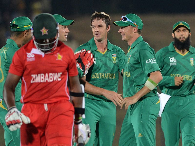 Albie Morkel removed Hamilton Masakadza before he could get to double figures.