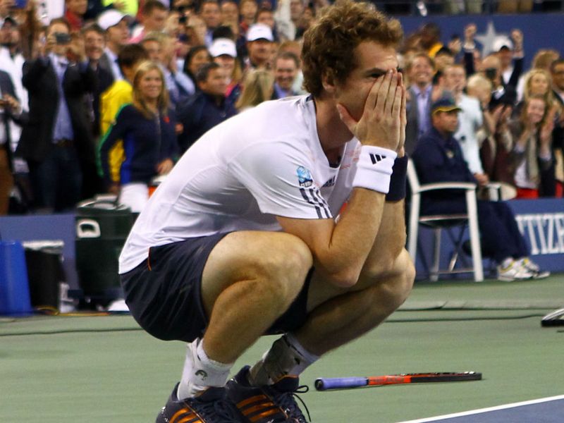 The British no.1 closes the deciding set out on his serve and is in disbelief after realising he has just won the US Open.