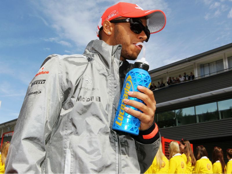 Lewis Hamilton was not to know his race would last 200 metres