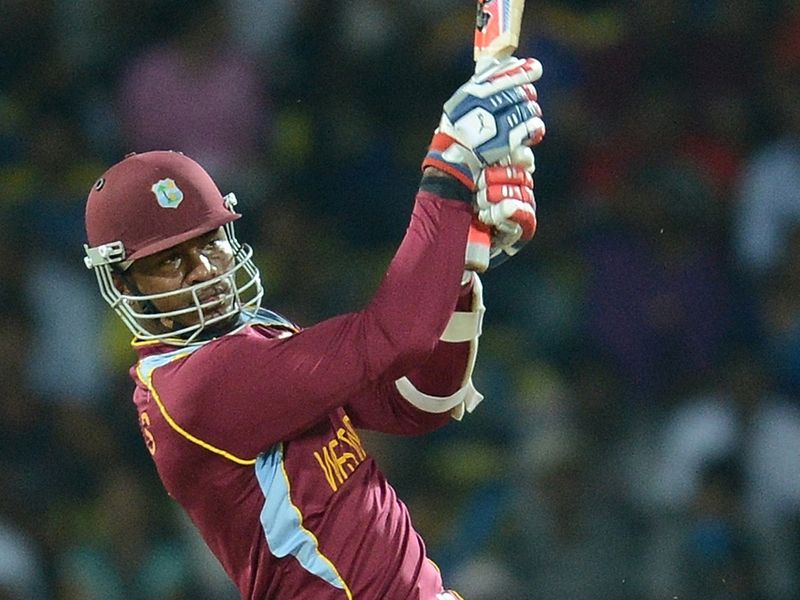 Samuels made 50 as the Windies recorded 129 for five.