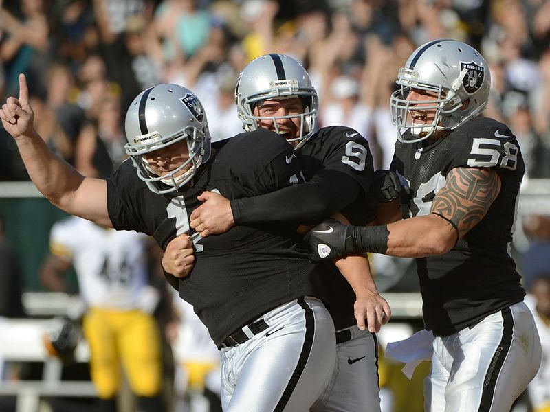 Sebastian Janikowksi kicked a late field goal to grab a surprise win for Oakland