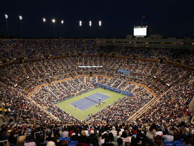 Flushing Meadows looked a picture with the lights on as an epic final moved into a fifth hour...