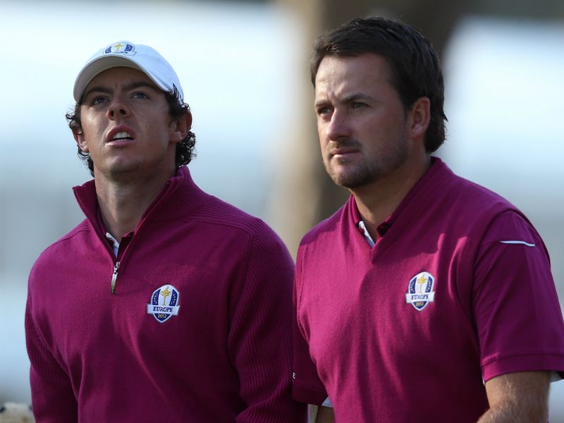 Furyk and Snedeker were taking on Rory McIlroy and Graeme McDowell in the anchor match