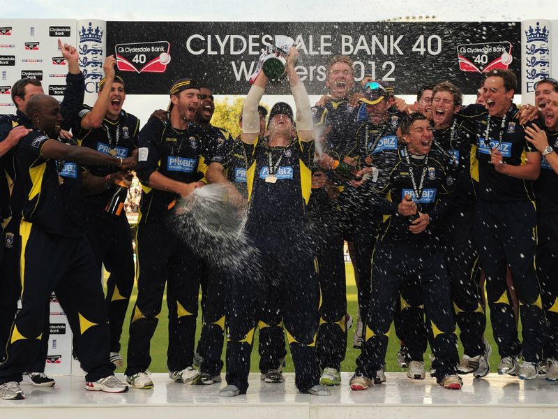 The champagne was soon uncorked as Hampshire completed a fine season by adding the CB40 crown to their T20 title