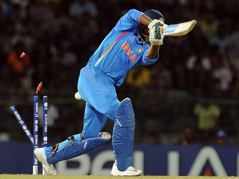 Irfan Pathan's move to the top of the order did not work.
