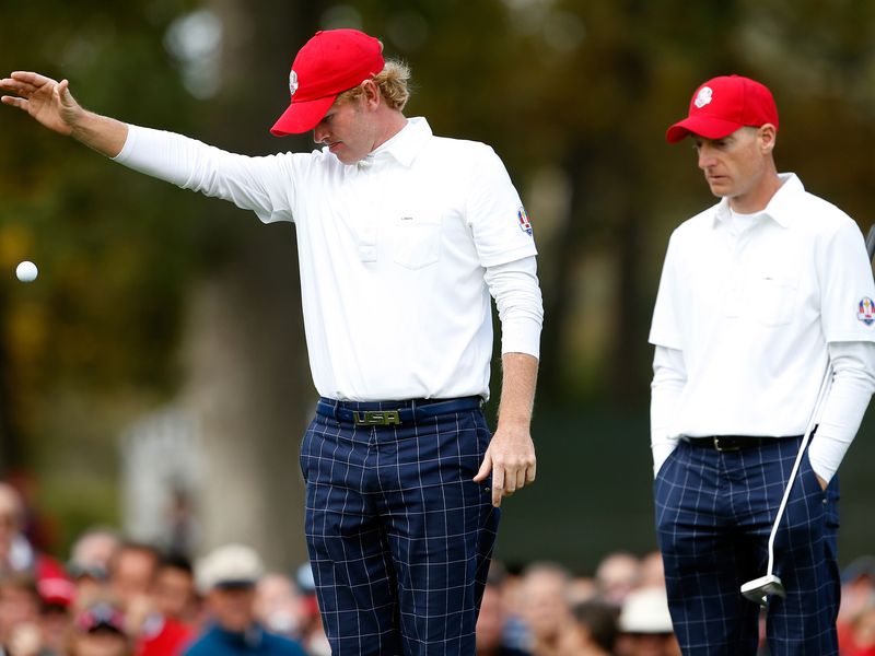 Jim Furyk lost yet again at the Ryder Cup as he and Brandt Snedeker went down to McIlroy and McDowell by one hole
