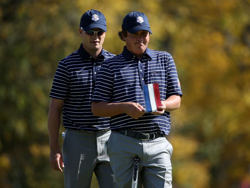Zach Johnson and Jason Dufner, fresh from their win in the morning, were again paired together by United States skipper Davis Love III