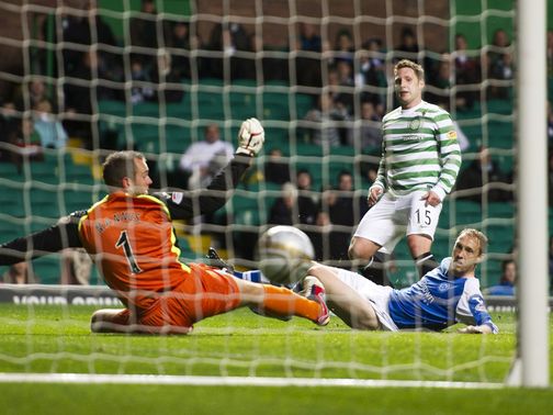 Kris Commons scored a hat-trick for Celtic