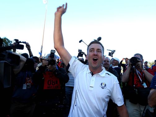 Ian Poulter was instrumental in Europe's Ryder Cup triumph&nbsp;