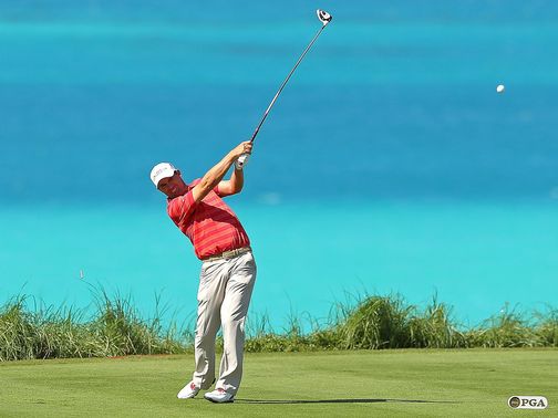 Padraig Harrington: Holds two-shot lead