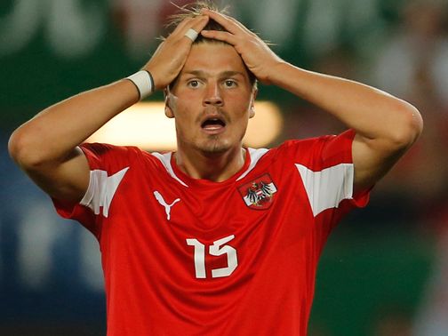 Sebastian Prodl: Couldn't strike for Austria