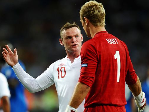 Rooney has been backed by Hart to captain England.