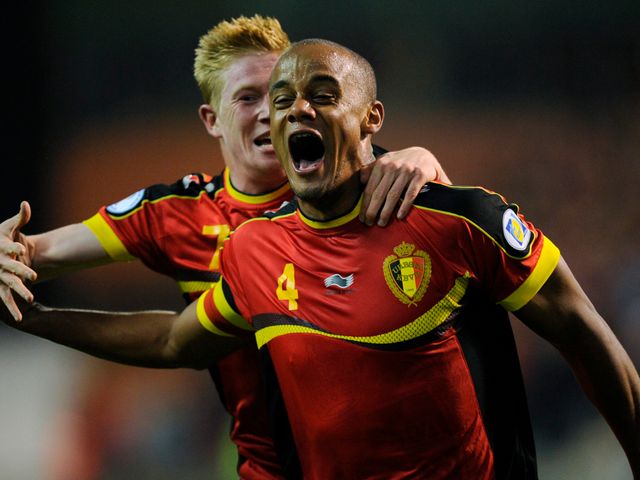 Vincent Kompany scored Belgium's second goal
