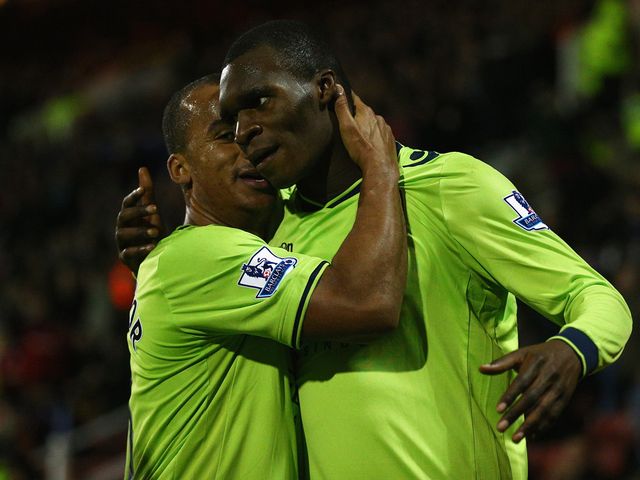 Christian Benteke was praised by his manager