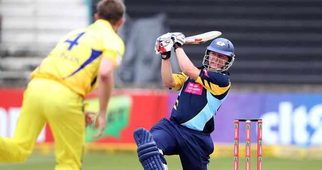 Gary Ballance: Yorkshire left-hander cleared the boundary five times in his 58