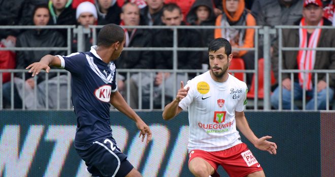 Ben Basat in action for Brest.