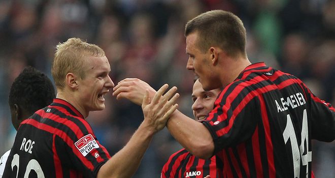 Frankfurt were in control early against Hannover