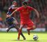 Tough battle: Nuri Sahin and Steven N'Zonzi vie for the ball at Anfield