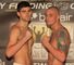 Rocky Fielding (L) tops the Prizefighter bill against Carl Dilks (pic Lawrence Lustig)