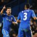 Juan Mata celebrated after getting Chelsea back into the game with a stunning free-kick
