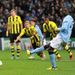 And Mario Balotelli keeps his cool to rescue a 1-1 draw at the Etihad Stadium