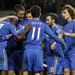 Chelsea celebrated and a Ryan Giggs goal couldn't stop them progressing with a 5-4 victory.