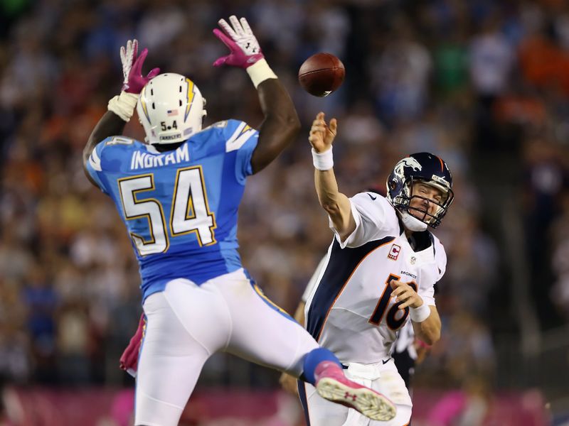 Peyton Manning rallied Denver from 24 points down to beat San Diego on Monday night.