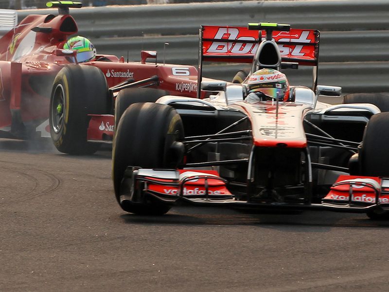 Massa on Hamilton's tail