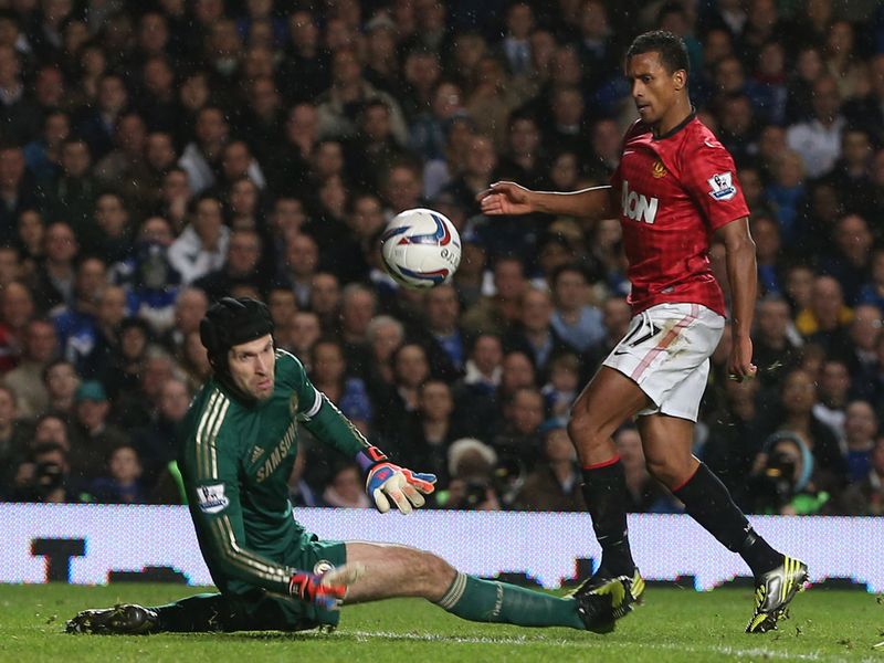 The Red Devils moved back ahead when Nani struck.