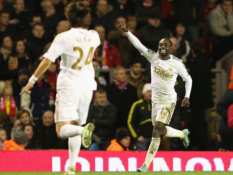 And his woes increased when Nathan Dyer doubled Swansea's advantage.