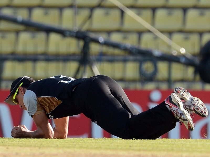 Taylor took a good catch to get rid of Denesh Ramdin.