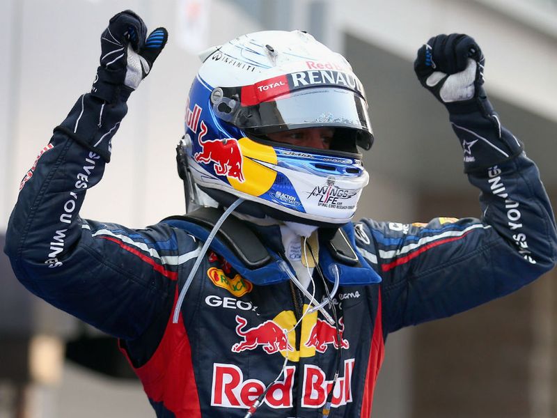 Vettel his win and taking the Drivers' Championship lead