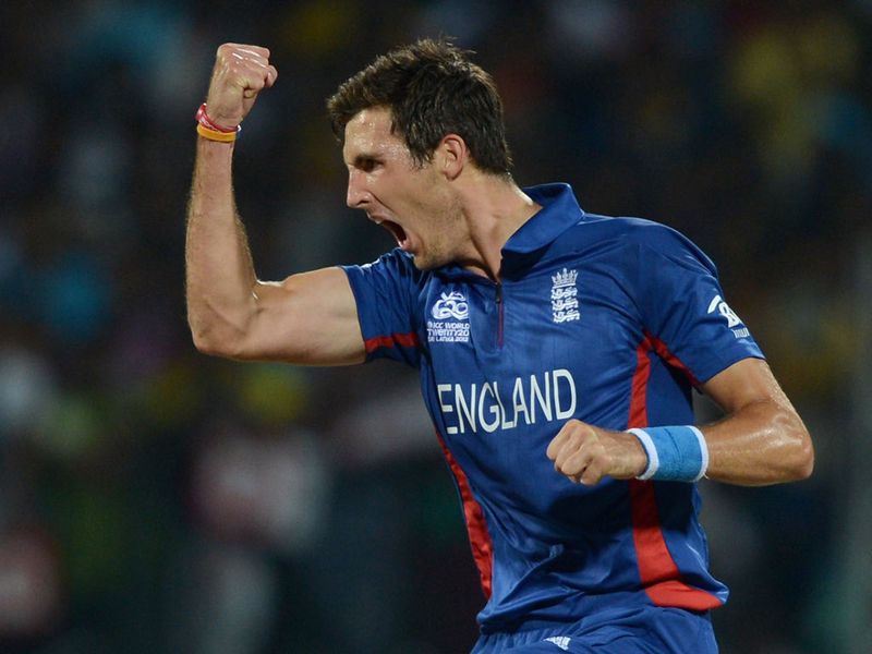 ...before Steve Finn trapped Dilshan LBW.