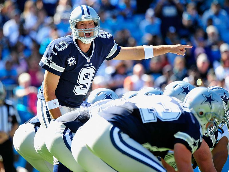 Tony Romo led the Cowboys to victory against the Panthers