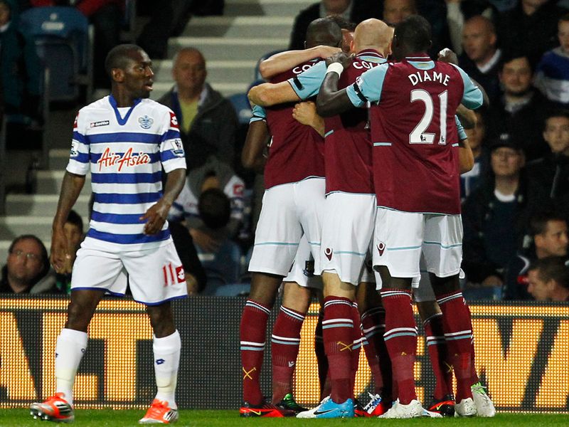 Matt Jarvis gave West Ham a dream start at QPR, heading the Hammers into a third-minute lead
