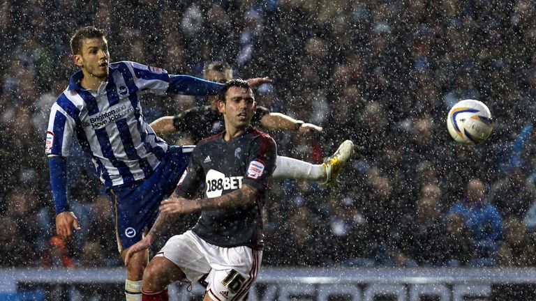 Andrea Orlandi: Hits a shot for Brighton
