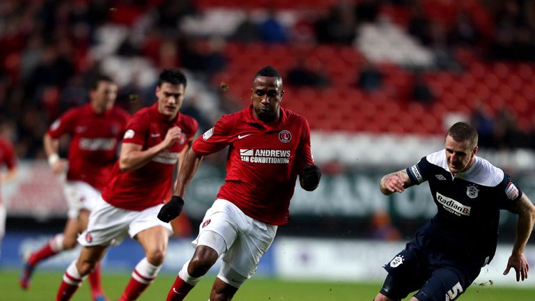 Ricardo Fuller: Drives forward for Charlton