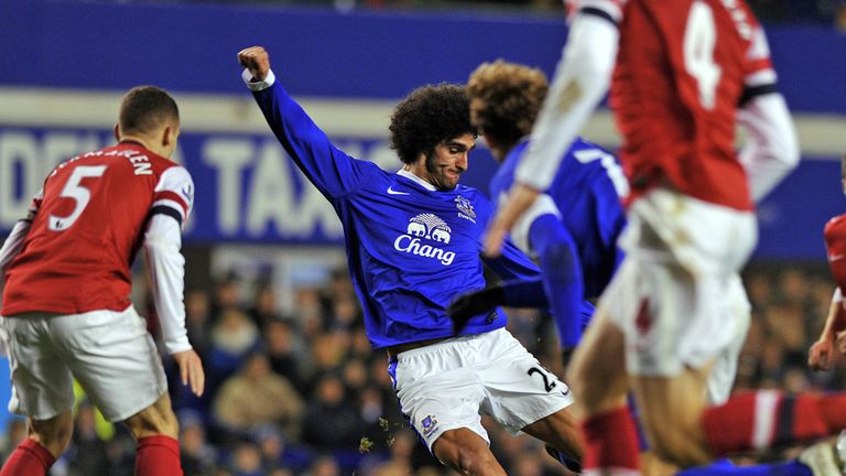 Marouane Fellaini: Goalscoring return from suspension