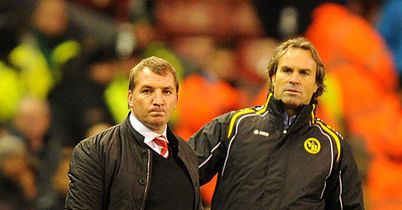 Brendan Rodgers and Martin Rueda: Honours even at Anfield