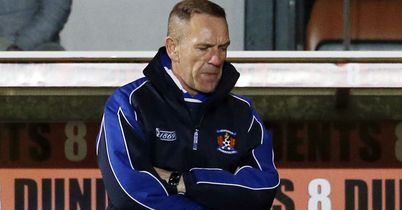 Kenny Shiels: Frustration for Kilmarnock boss