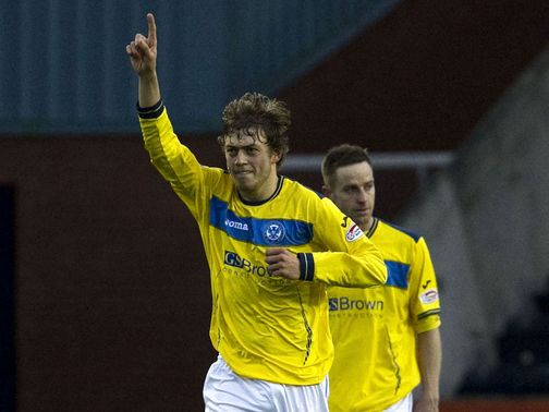 Murray Davidson celebrates the Saints' opener