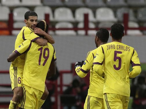 Celebrations for Anzhi Makhachkala