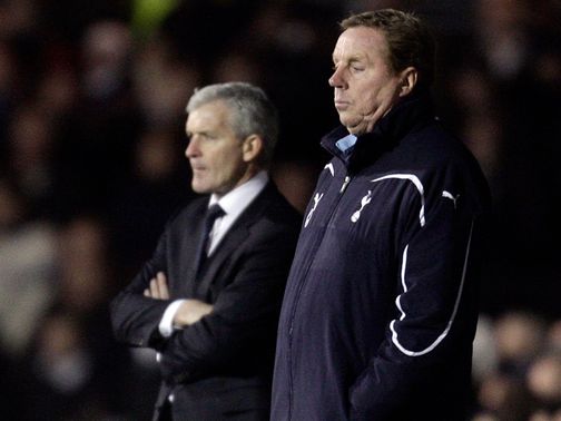 Harry Redknapp and Mark Hughes: Dominating headlines