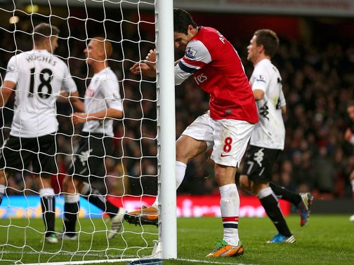 Mikel Arteta missed a last-gasp penalty for Arsenal&nbsp;