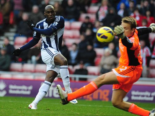 Marc-Antoine Fortune scored West Brom's fourth goal
