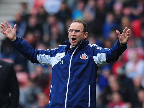 Martin O'Neill: Saw his side lose at home to West Brom