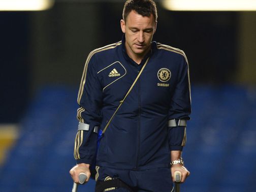 John Terry: Continues to recover from ligament damage