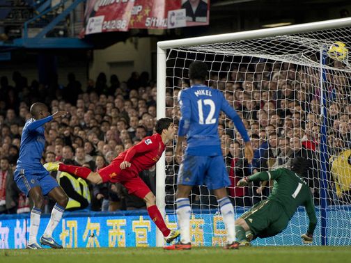 Luis Suarez salvaged a point for Liverpool