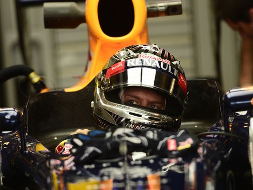 Sebastian Vettel: Managed just two laps