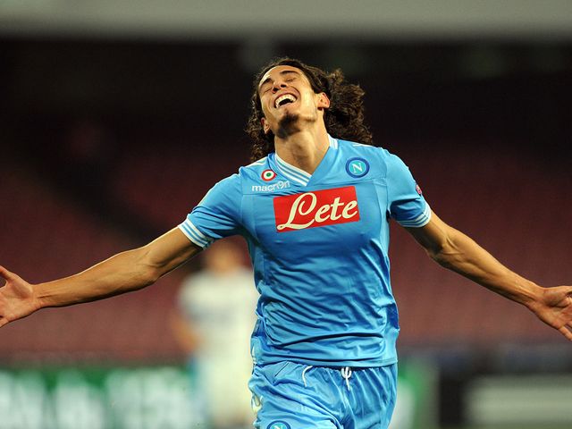 Edinson Cavani scored all four goals for Napoli